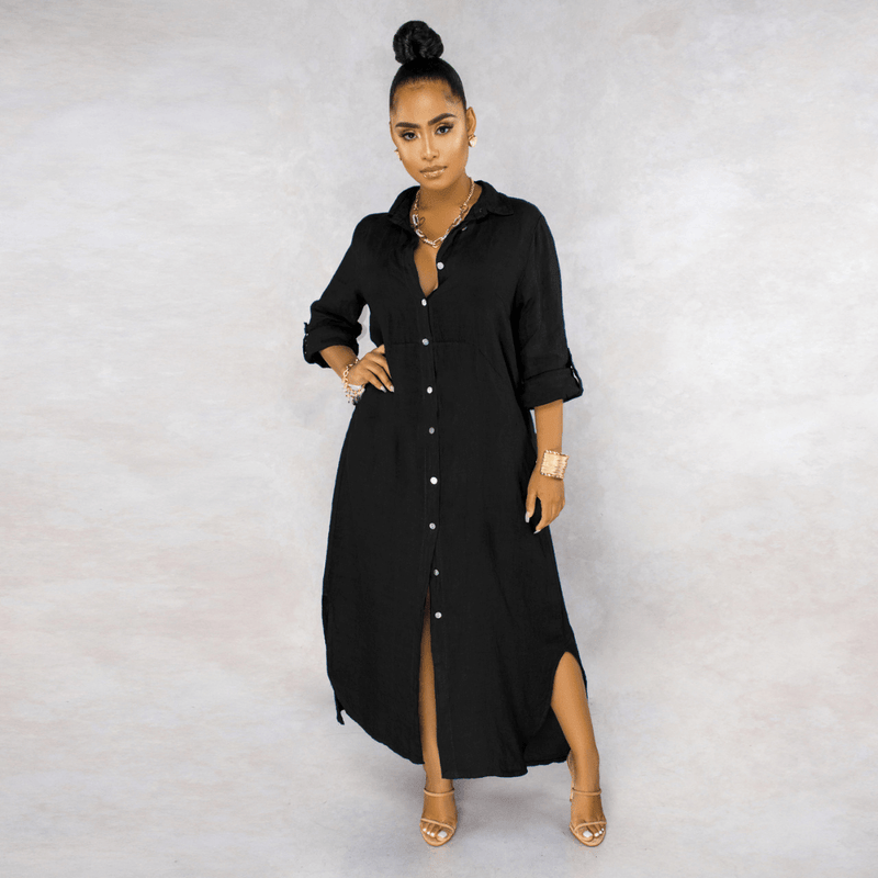 Vestido Longo de Linho Amour