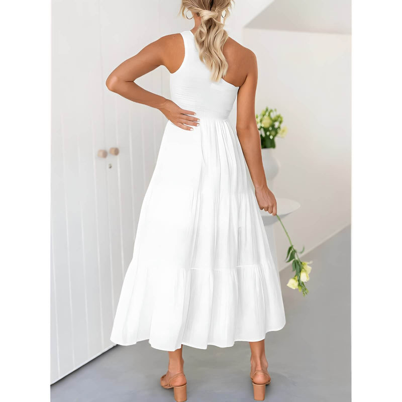 Vestido Mídi com Lástex Maelle