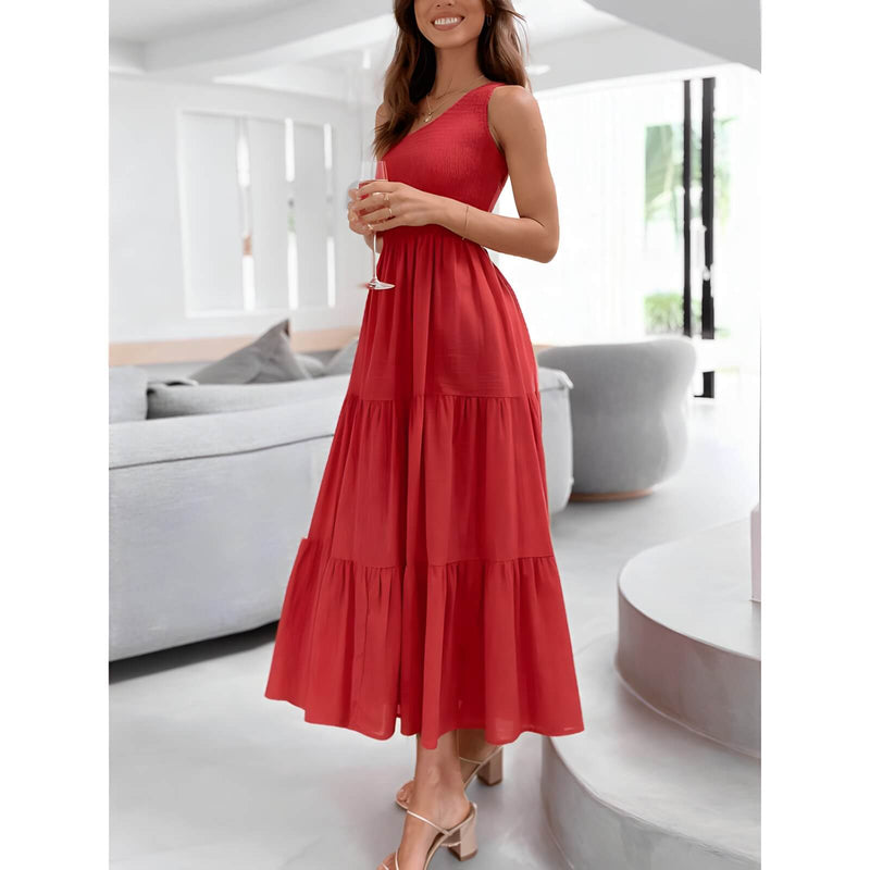 Vestido Mídi com Lástex Maelle