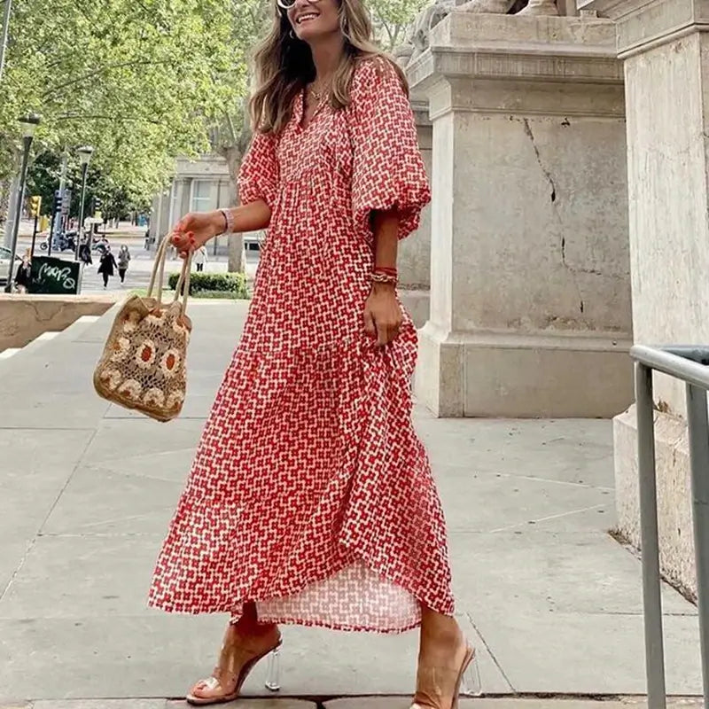 Vestido Mídi e Saia de Camadas Bolgar