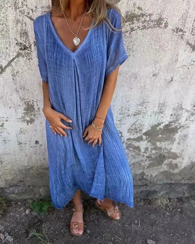 Vestido Midi de Linho Felora