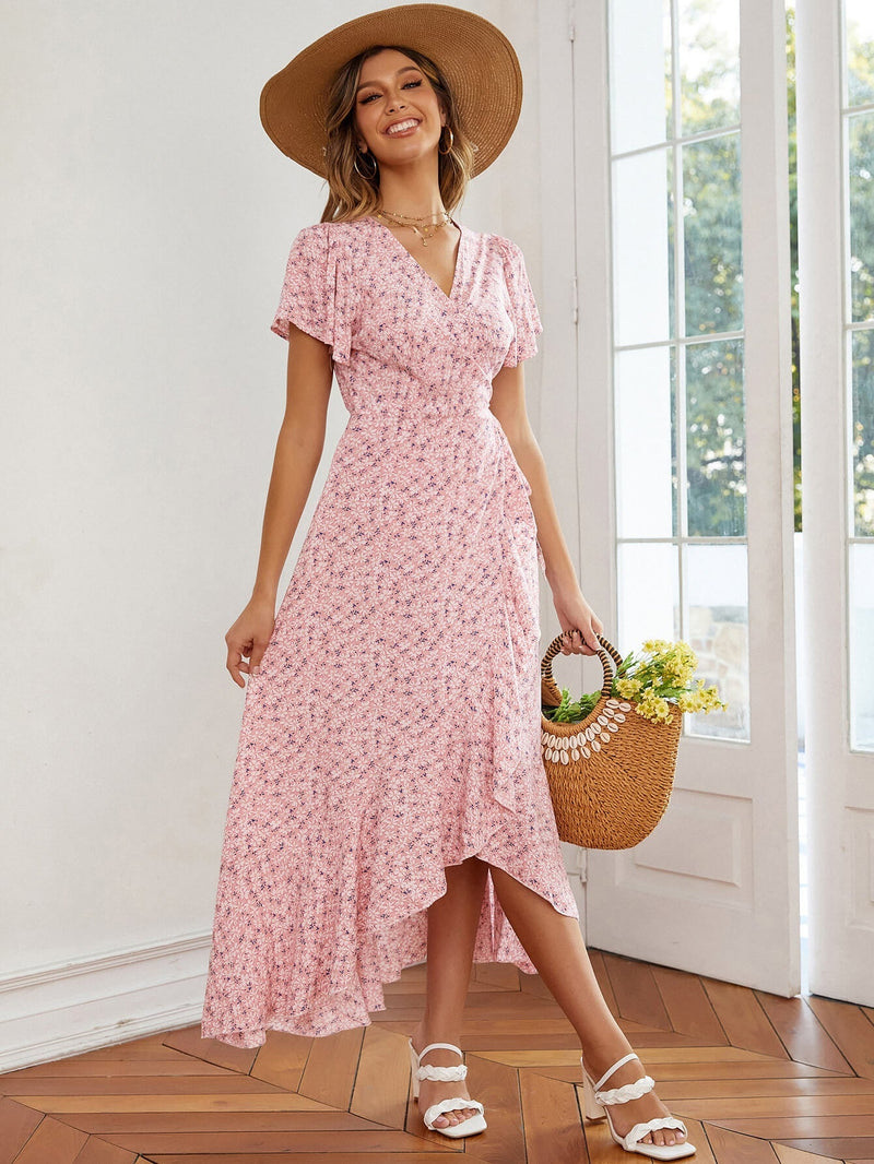Vestido Mídi Transpassado Ondina