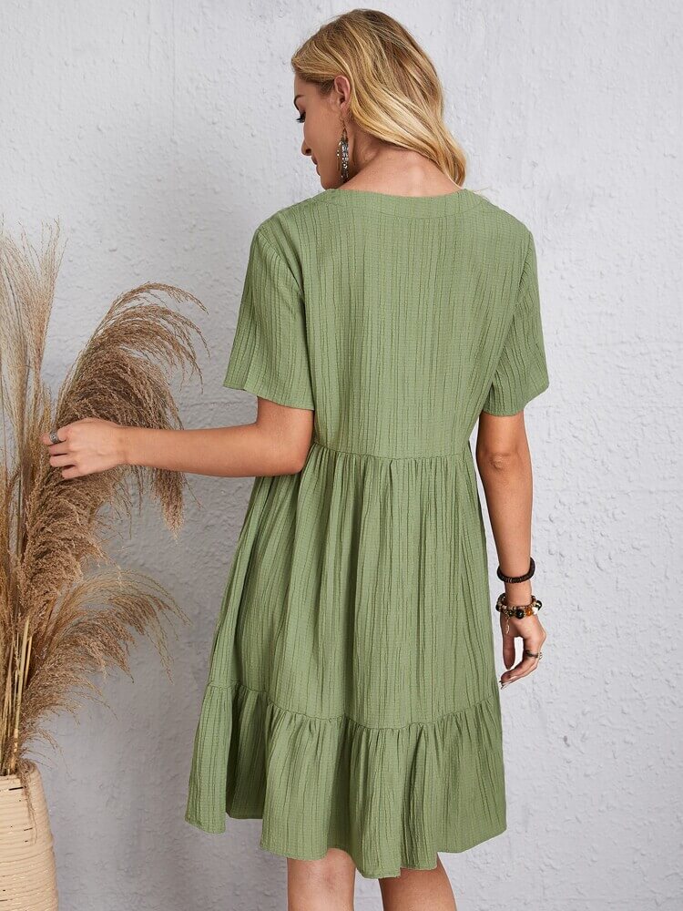 Vestido Curto Casual Tanami
