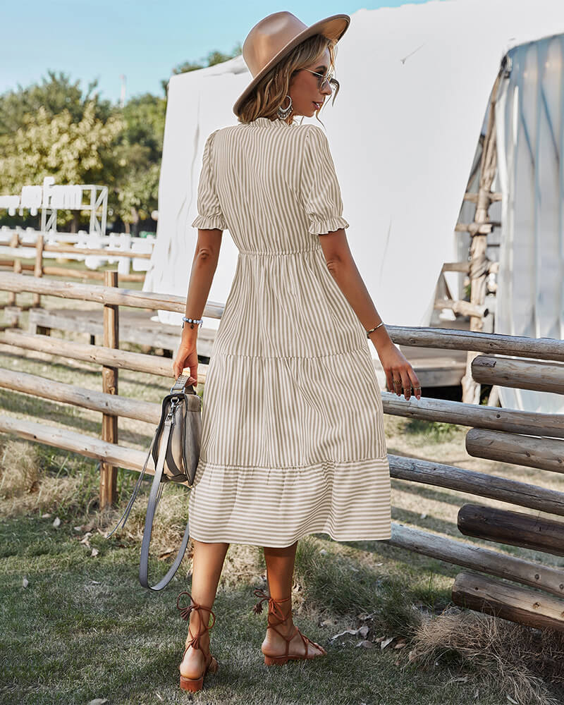 Vestido Mídi Casual Liora