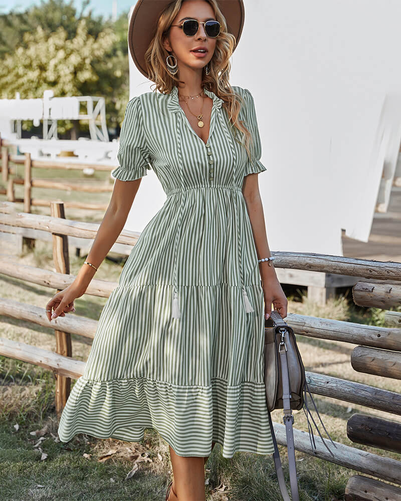 Vestido Mídi Casual Liora