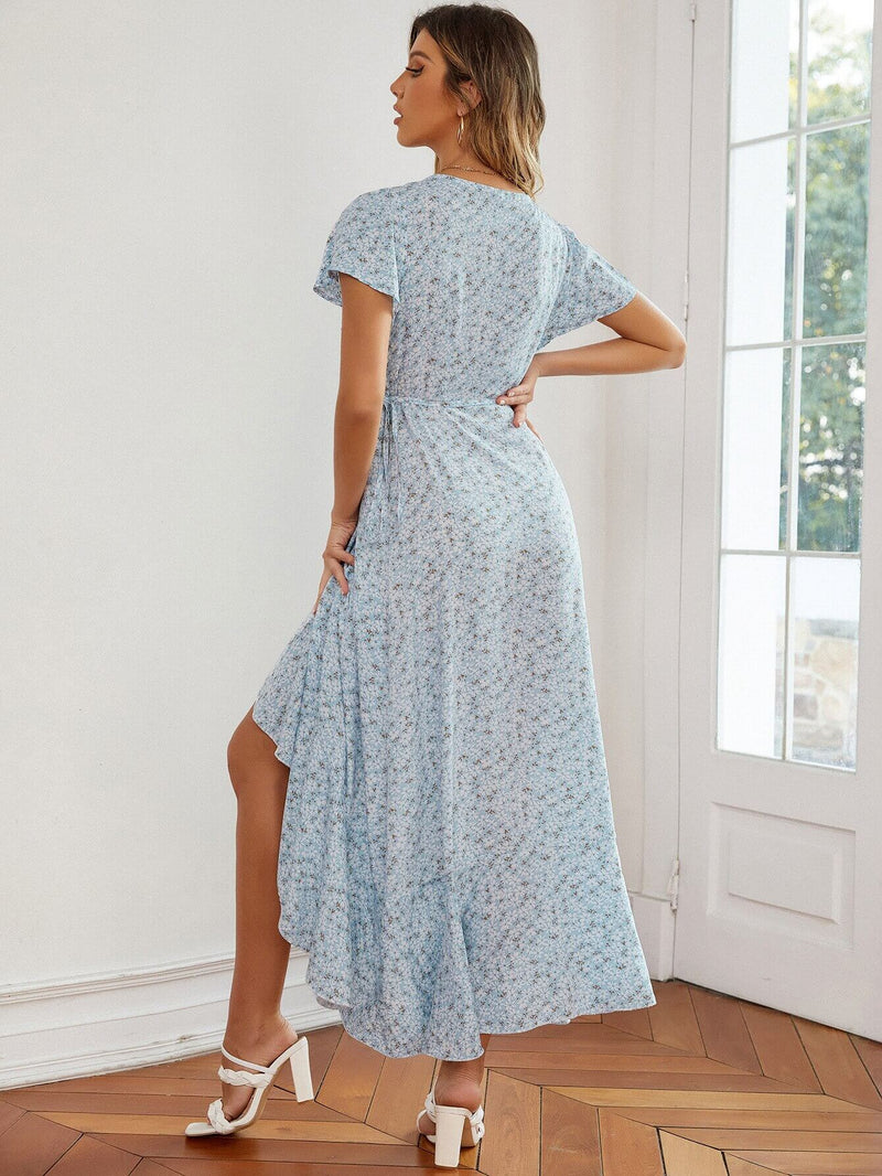 Vestido Mídi Transpassado Ondina