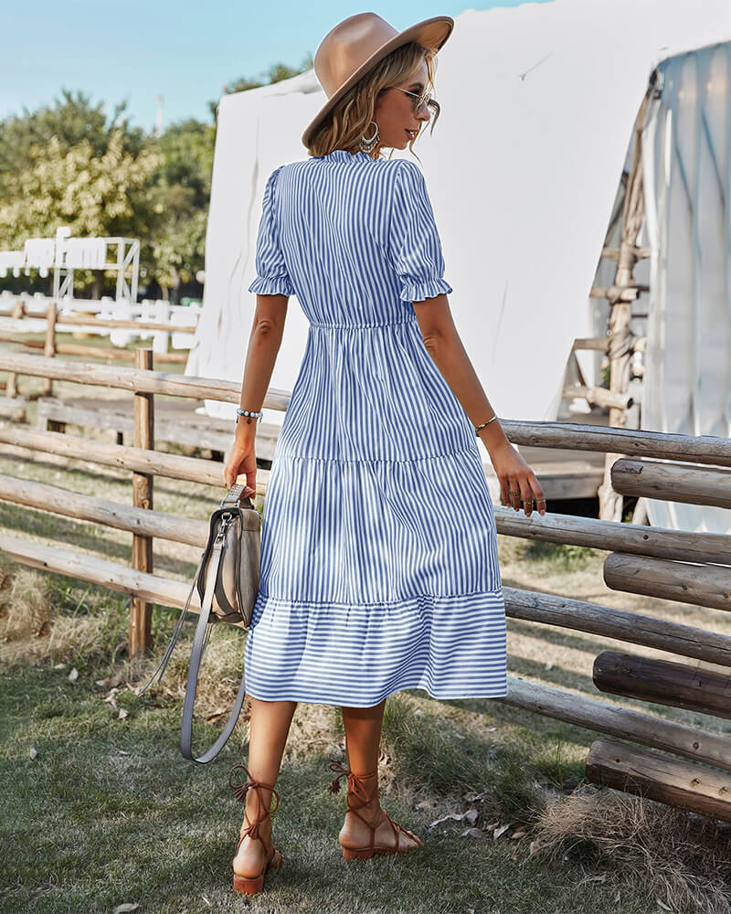 Vestido Mídi Casual Liora
