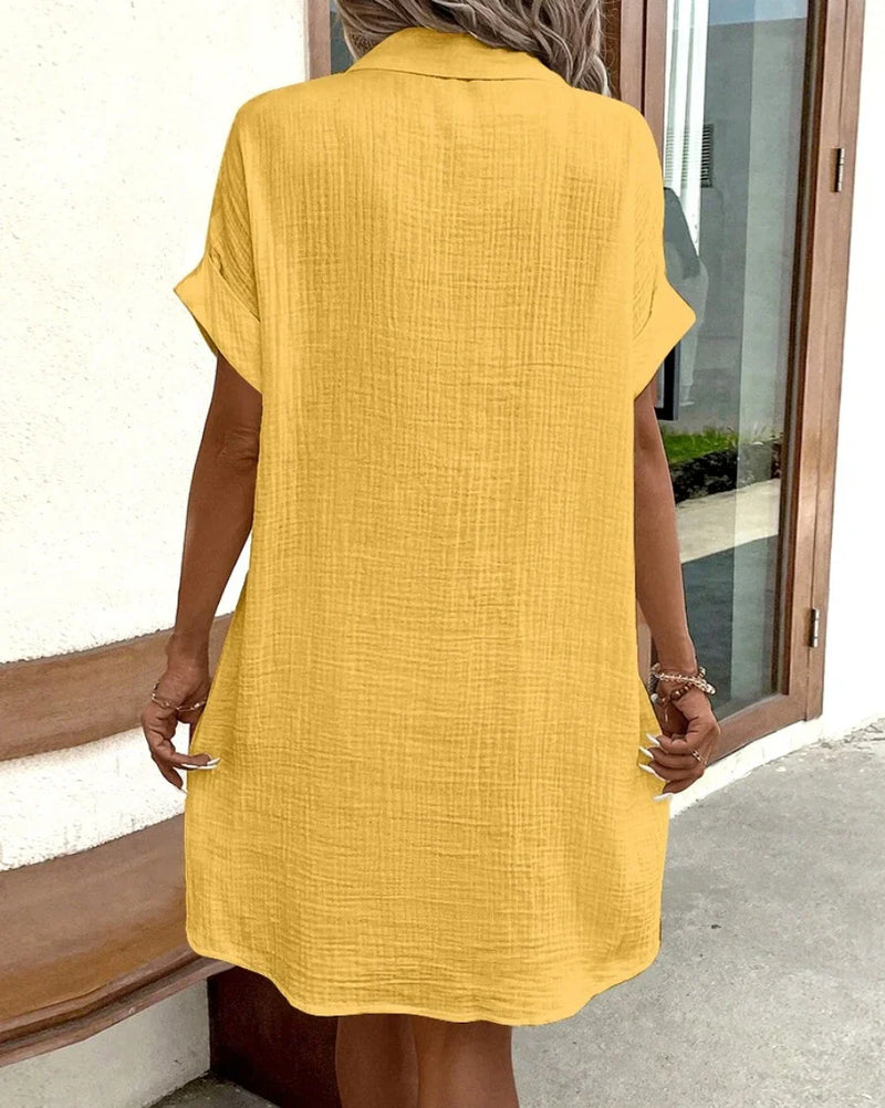 Vestido Curto Casual Brinelle