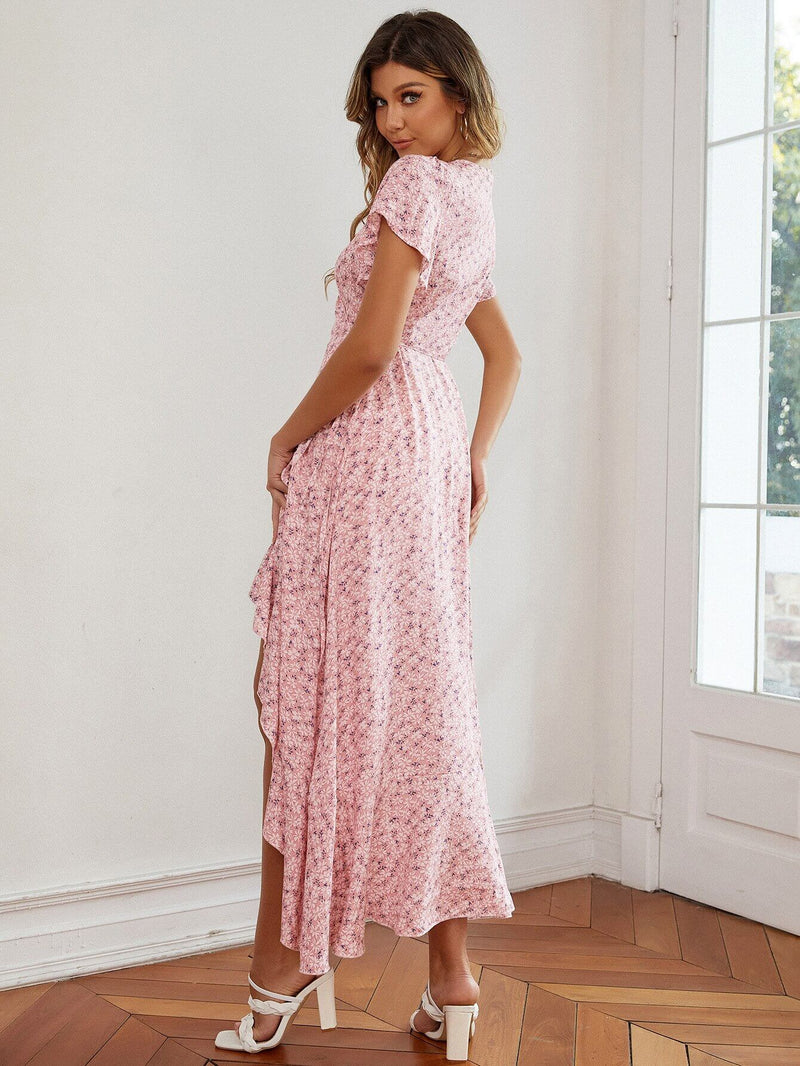 Vestido Mídi Transpassado Ondina