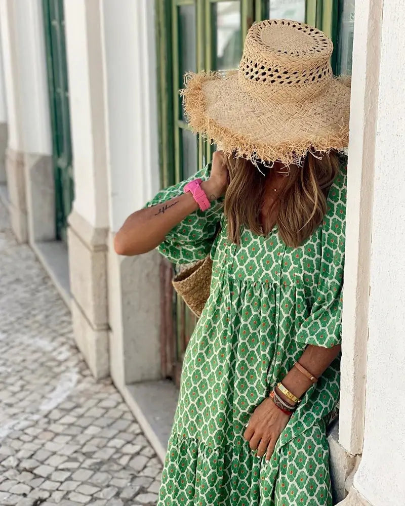 Vestido Mídi e Saia de Camadas Bolgar