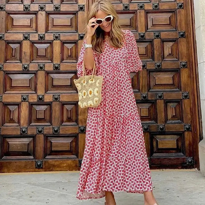 Vestido Mídi e Saia de Camadas Bolgar