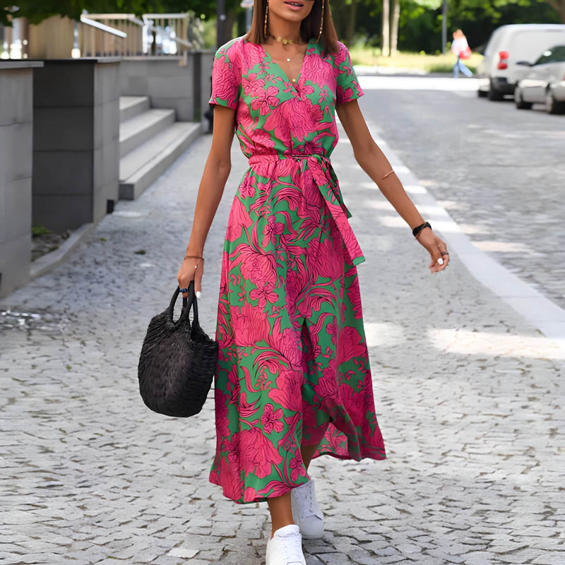 Vestido Mídi Transpassado Calliope