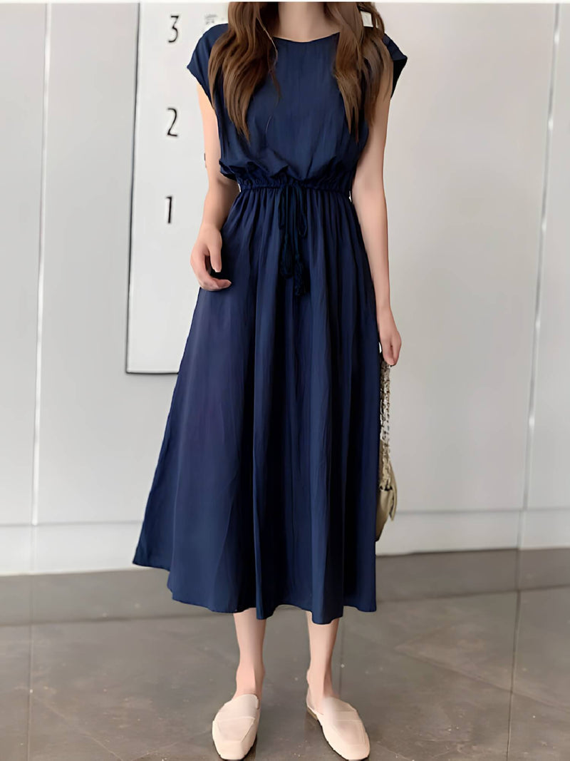 Vestido Mídi com Amarração Ruby