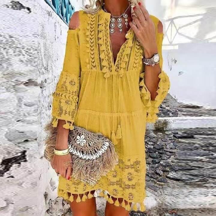 Vestido Curto Rendado Siena