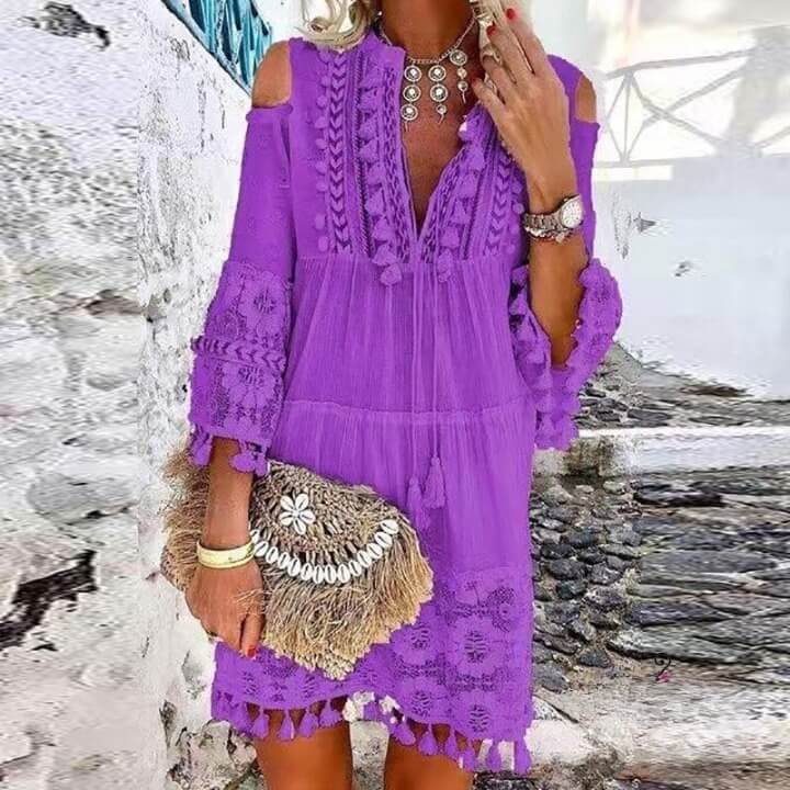 Vestido Curto Rendado Siena